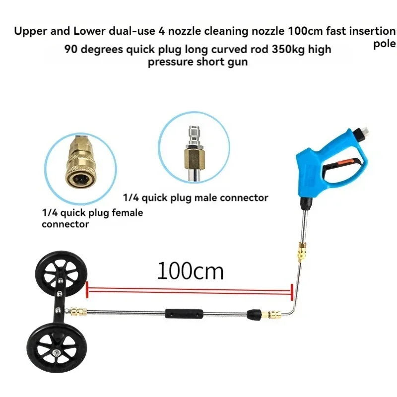 

Новый пистолет для мойки высокого давления: аксессуары для чистки шасси и дорог