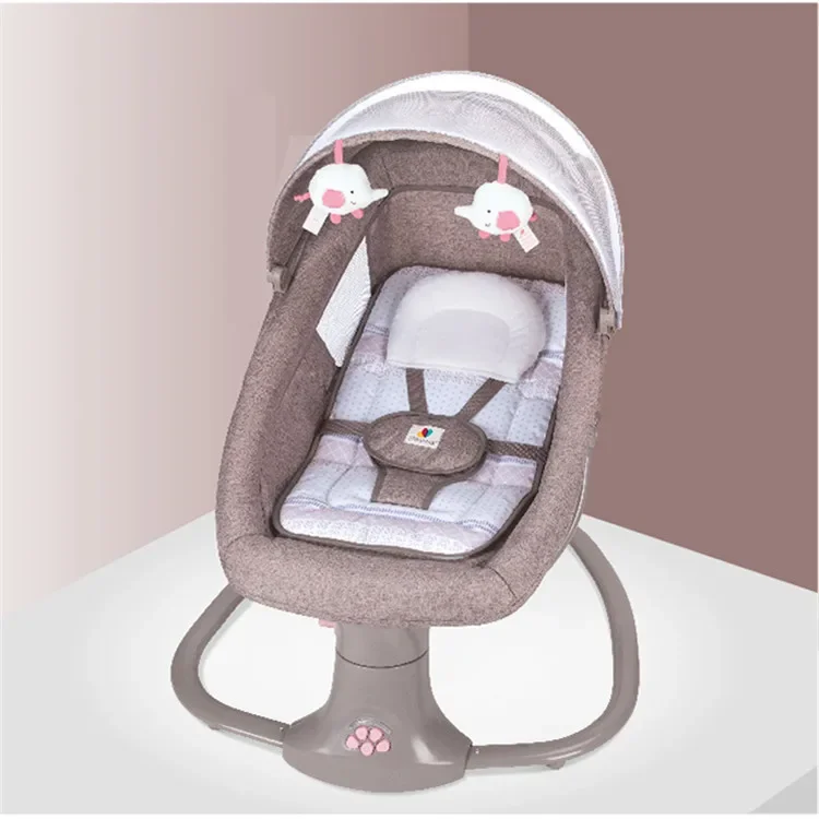 Schaukel Stuhl mit Bluetooth Musik Fernbedienung Babybett Elektrische Baby Schaukel Baby Liege neugeborenen multifunktions baby stubenwagen