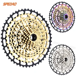 SPEDAO 12s MTB Cassette 10-50T 12 speed CNC Bike Freeewheel Fits XD Super Light CNC Bicycle Flywheel Cr-mo 12Speed freewheel