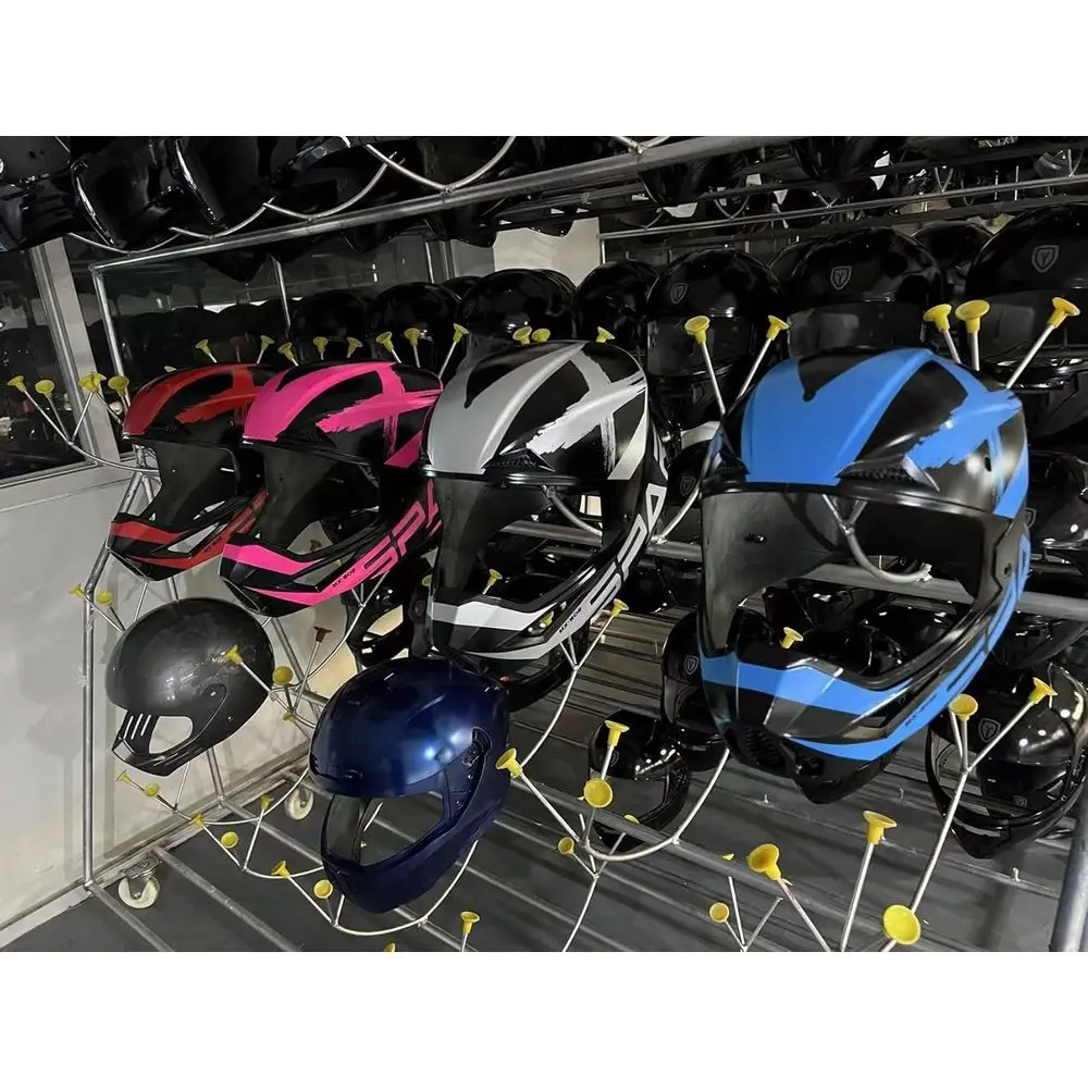 Youth & Adult Motocross Helmet Set with Gloves, Goggles, and Mask - DOT Certified, Blue, X-Large