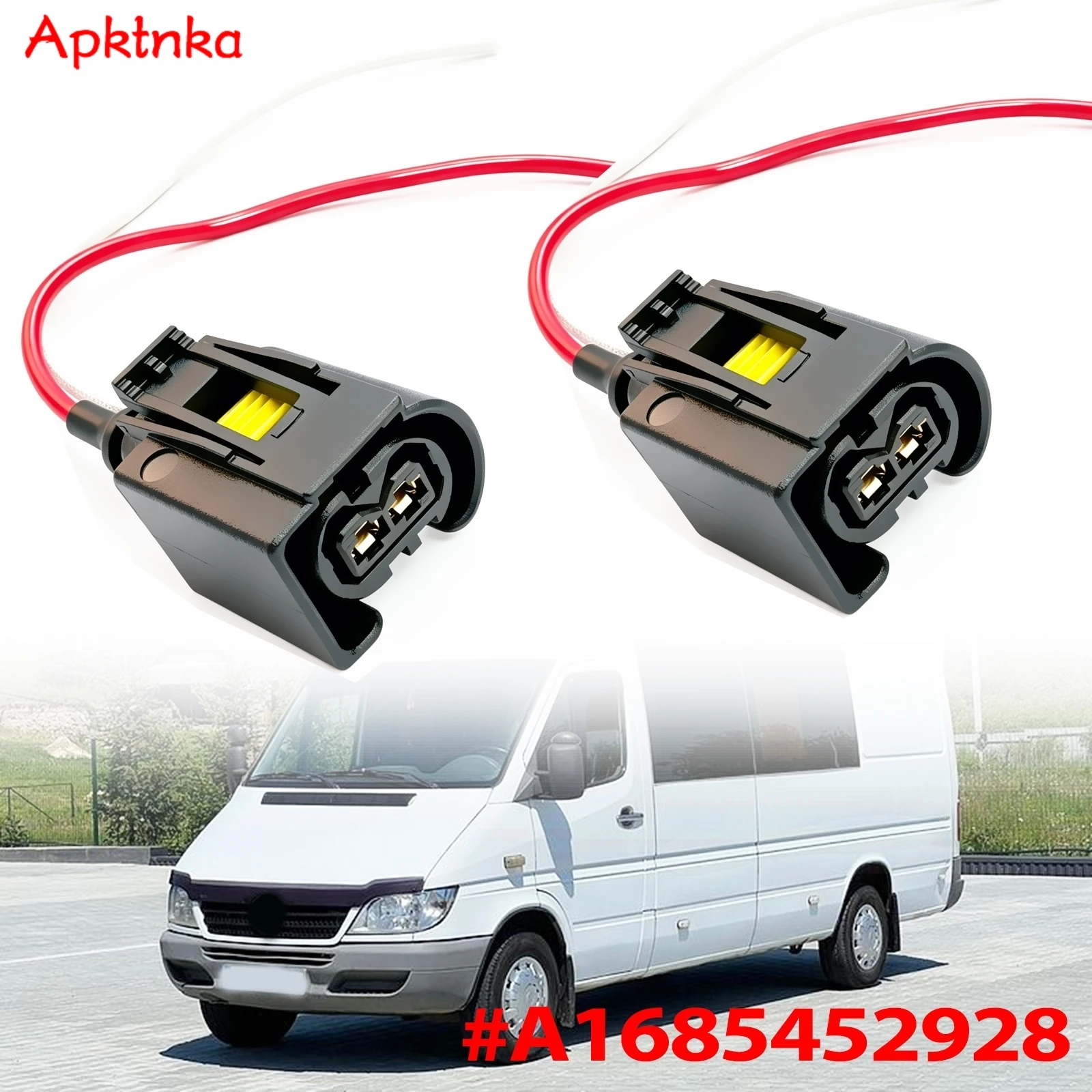 2pcs 2-Way Female Fuel Injector Plug Connector Loom For Mercedes Benz E S Class W211 W220 Vito Sprinter Engine Wiring Harness