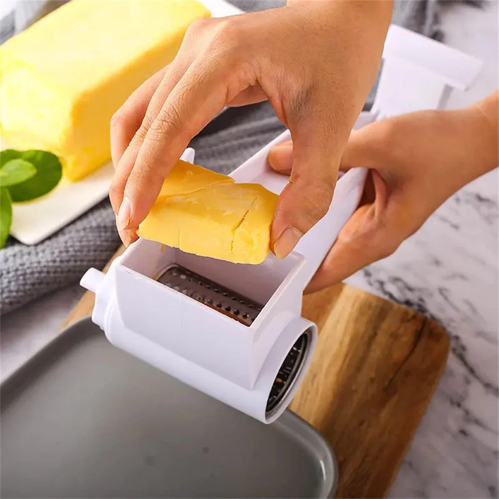 Hand-Cranked Rotating Cheese Grater Creative Kitchen Cheese Shredder Multi-functional Cheese Grater for Kitchen