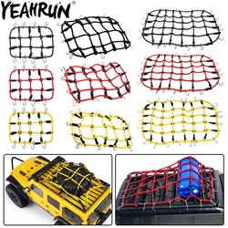 Yeahrun-フック付き伸縮性ラゲッジネット,170x85mm,1/10 rcクローラー用,sx4同軸sx10タミヤd90 rc