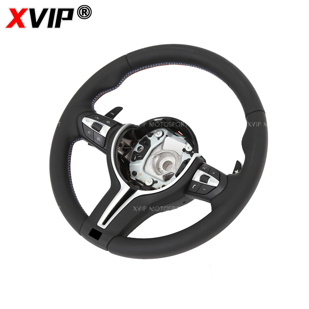XVIP نابا عجلة القيادة الجلدية بدون وسادة هوائية لسيارات BMW X6M F86 13-18 F20 F21 F30 F31 F34 GT F32 F33 F36 F15 F16 F80 F82 F85