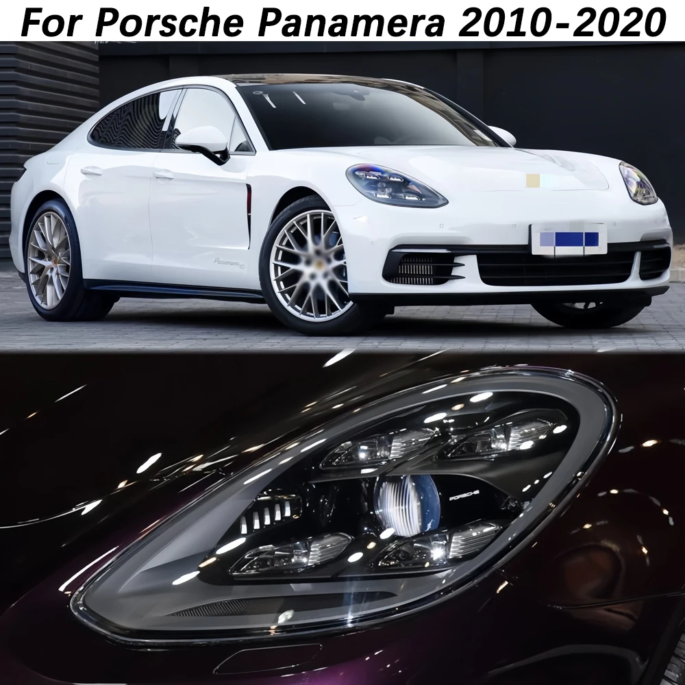 

For Porsche Panamera 2010-2020 Car Headlight Lens Cover Replace Transparent Glass Lampshade Auto Front Headlamp Lamp Shede Shell