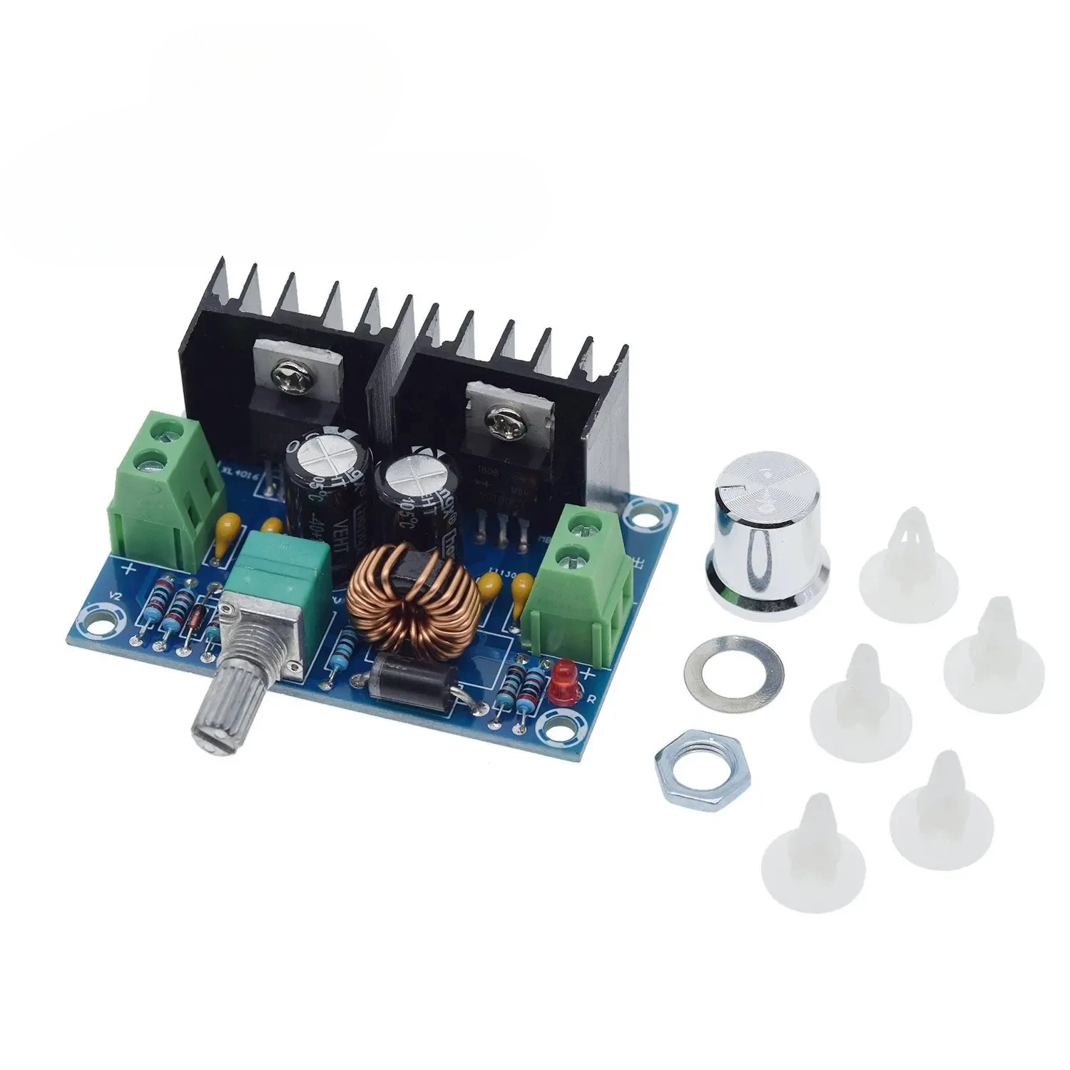 Max 8A 200W DC-DC Step Down Buck Converter Power Supply XH-M401  XL4016 PWM Adjustable 4-40V To 1.25-36V Step-Down Board Module