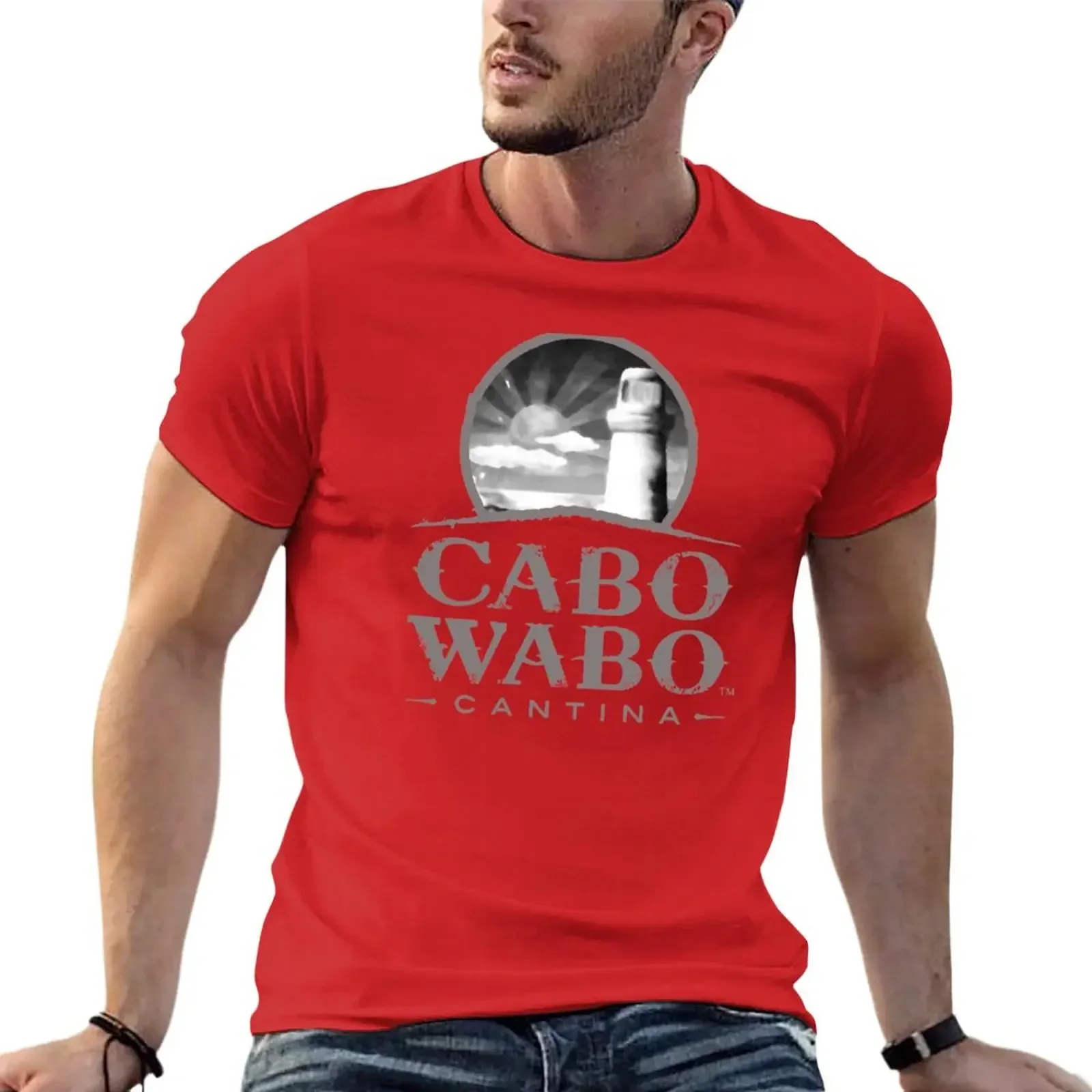 Cabo Wabo Cantina T-Shirt Short sleeve tee boys animal print vintage Short sleeve tee men