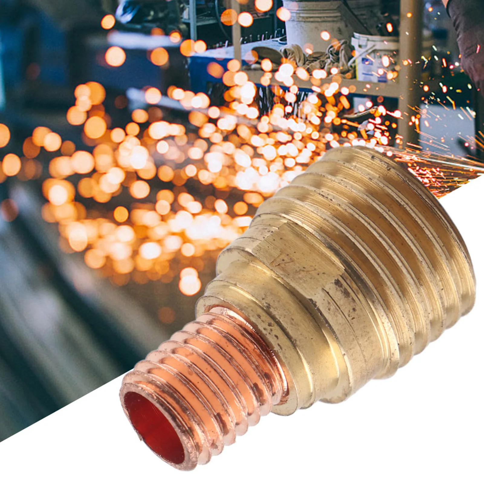 Corpo pinza lente gas 45V44 Corpo pinza lente gas 2,4 mm 3/32 "per torcia di saldatura TIG WP-9/20/25 WP 20 corpo pinza WP 25 corpo pinza