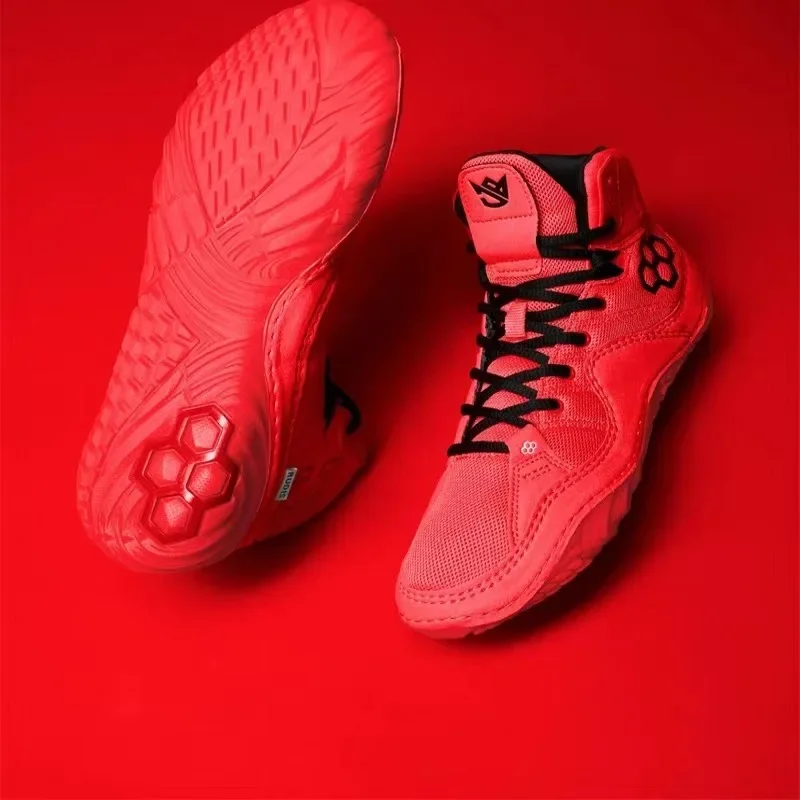 

2026 Professional Wrestling Boots For Men Women Designer Boxing Shoes Big Boy Gym Training Shoe Breathable Fighting Boots