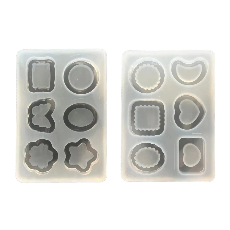 

Resin Shaker Molds Heart Round Epoxy Casting Shaker Mould Butterfly Photo Frame Silicone Mold DIY Crafts