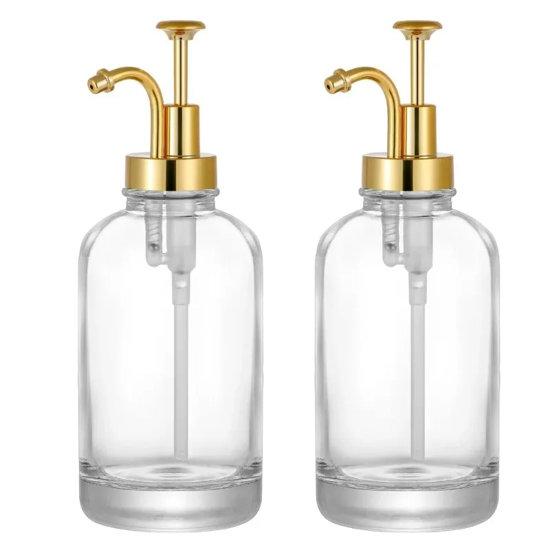 Drinkware Coffee Syrup Dispenser Accessories 1/2 Pack 16oz/500ml Syrup Dispenser with Funnel Syrup Pump Dispenser Leak Proof