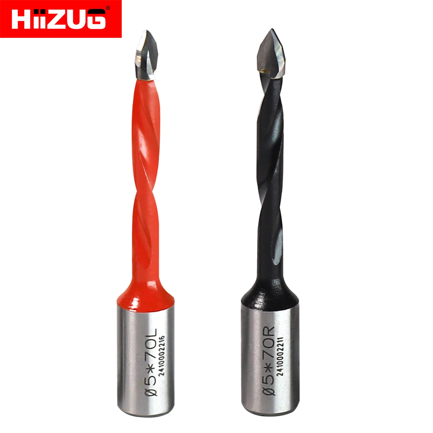 5x70mm Through Hole Boring Bits L /R Rotation 10mm Shank High performance for Woodworking Drilling Wood Hole Drill Bit