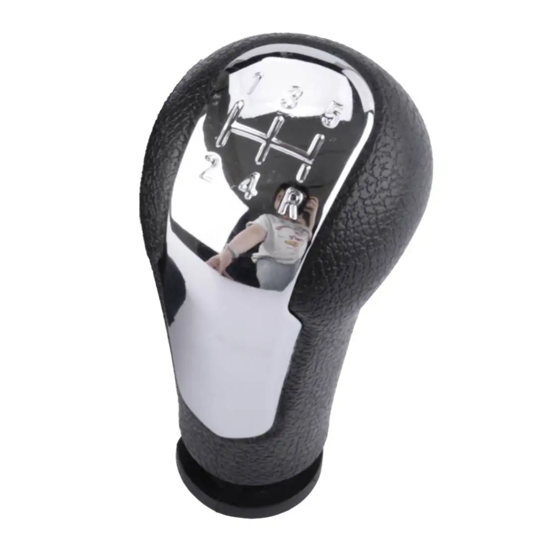 5 Speed Manual Gear Shift Knob Fit For Holden Barina Chevrolet Spark M300 2011 2012 2013 2014 2015 Bright Silver