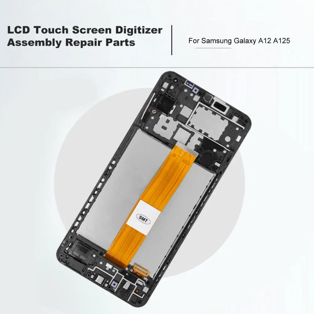 Cellphone Accessories Solid Phone AMOLED LCD Screen Digitizer Assembly for Galaxy A12 A125