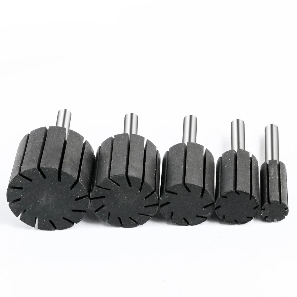 1 Stück Schleiftrommel Gummidorns 6 mm Schaft passend für Schleifhülse für Drehwerkzeug – Detail 5