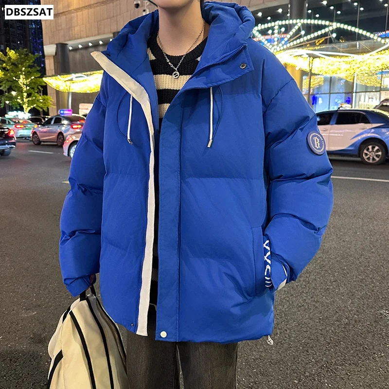 2028 Winter  Jacket Men's Men's Puffer Thermal Clothing Waterproof Quilted Fleece Plush Man Oversize New In Parkas padded Coats