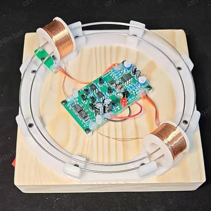 DIY Double/four Coil Electromagnetic Accelerator Particle Circular Motion Electromagnetic Induction Physics Experiment Model