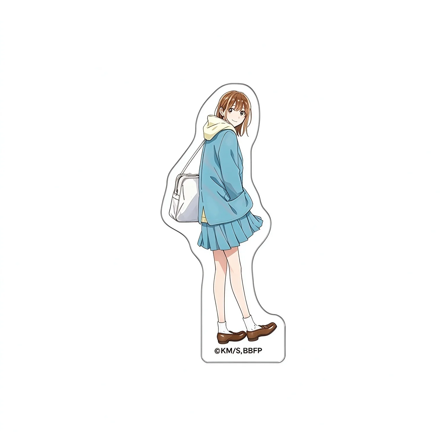 Anime Blue Box Acrylic Stand Model Bookshelf Decoration Lovely Products High Definition Images Bookshelf Decoration Keychain