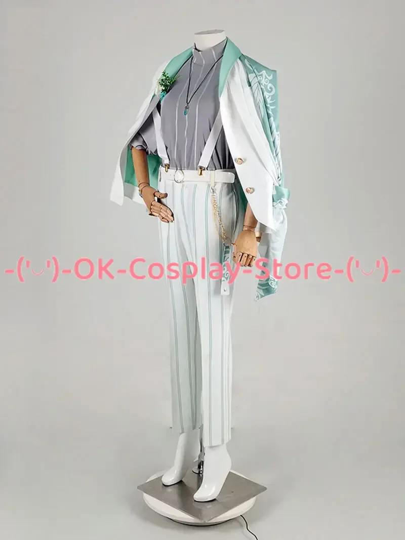 Game Nu Carnival Eiden Cosplay Costumes Party Clothing Formal Suit Coat Top Pants Halloween Carnival Uniforms Custom Made