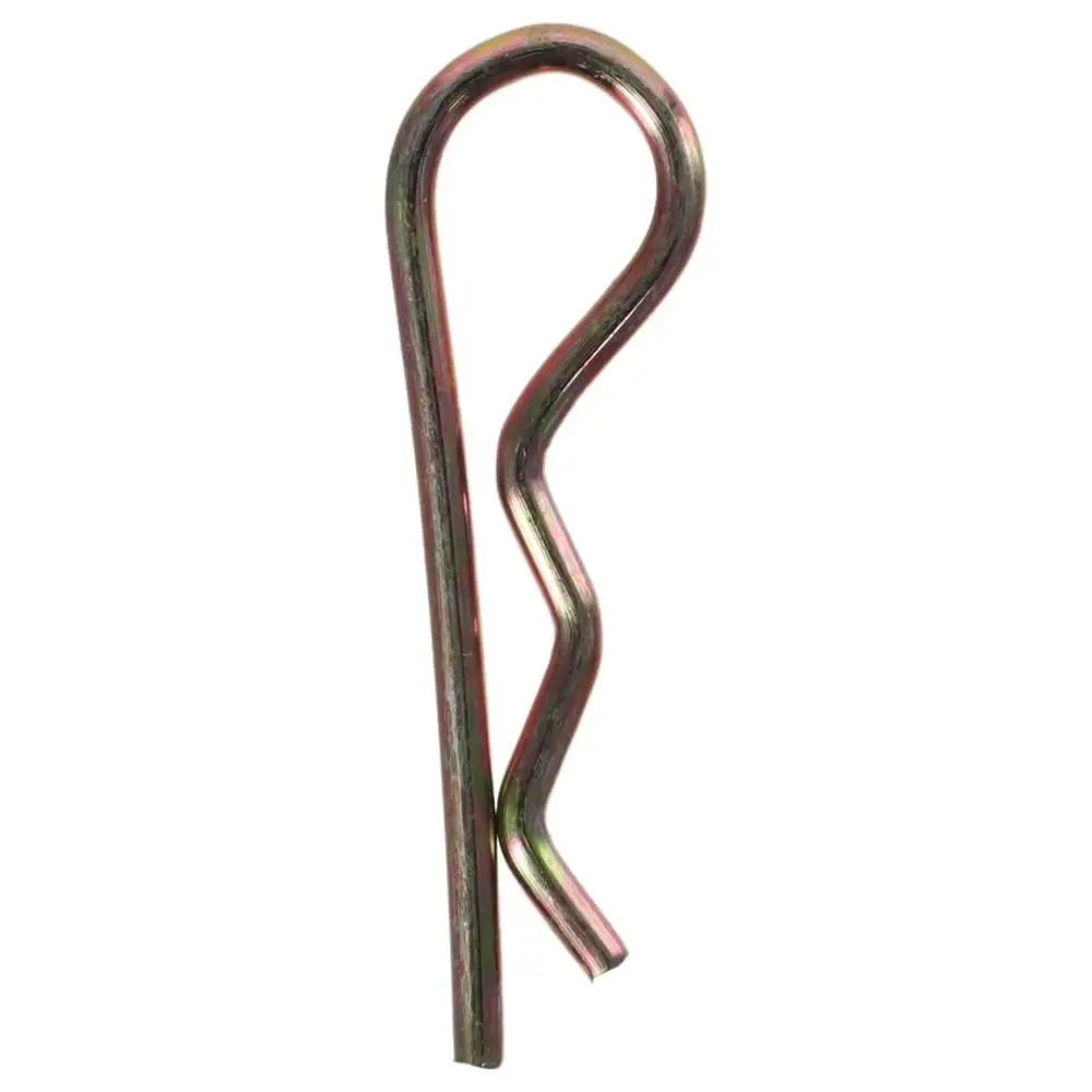 10Pcs Heavy Duty Pins Clip R Clips Cotter Pins, Colour Zine Spring Retaining Wire Hair Pins Large for Trailer Tractors Mower
