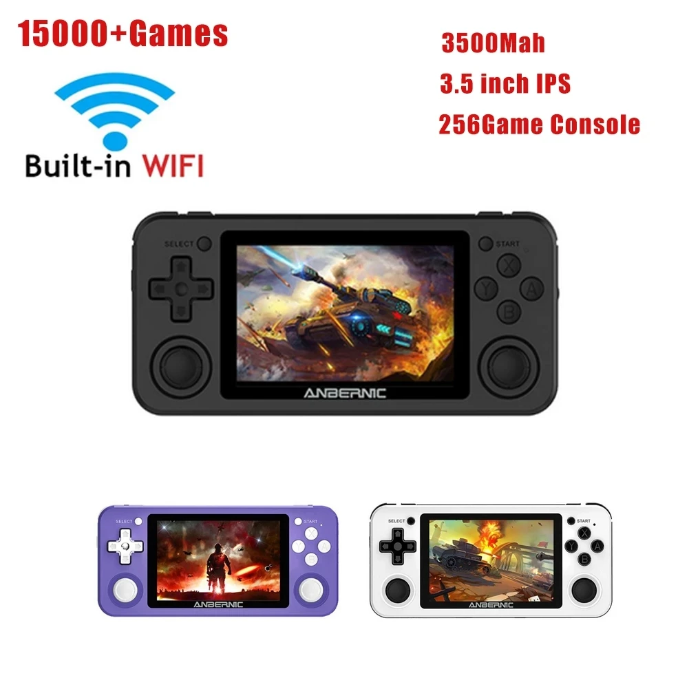 

RG351P Metal Retro Handheld Game Console For PS1 PSP N64 GBA FC 15000+ Video Games Player 64/256GB Pocket Console Box With Wifi