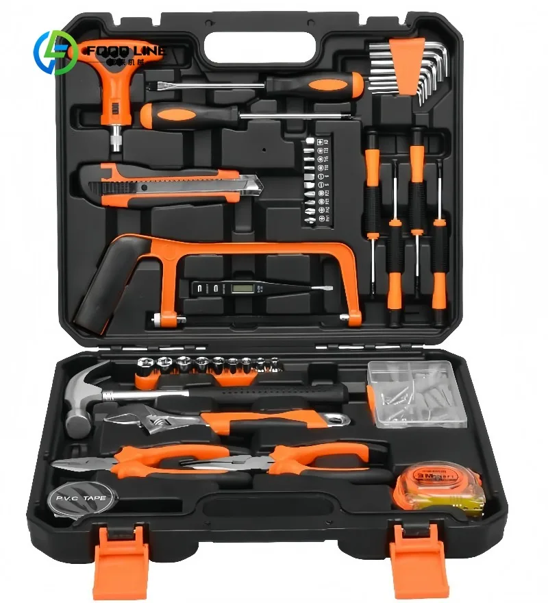 

Набор инструментов для дома и ремонта из 104 предметов: многофункциональный комплект с плоскогубцами, отвертками и ящиком для инструментов