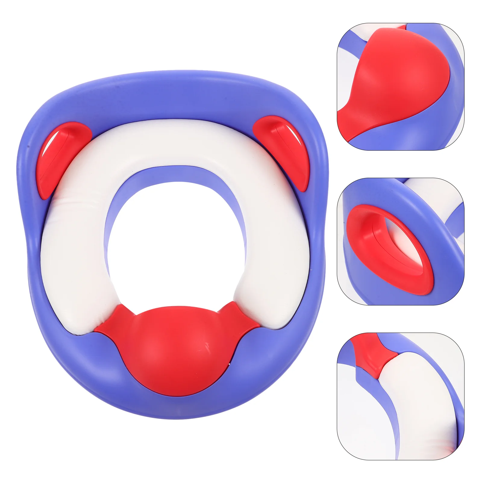 

Child Toilet Seat for Kids Toddlers Portable Potty Training Seat with Large Handle Safe Non-Slip Bathroom Supply for Home and