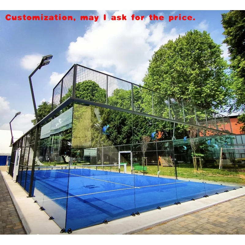 

Custom.Padel Tennis Court Пол Производители Стадионный забор Китай Высота 13 мм Искусственный газон Синтетическая трава Весло Court