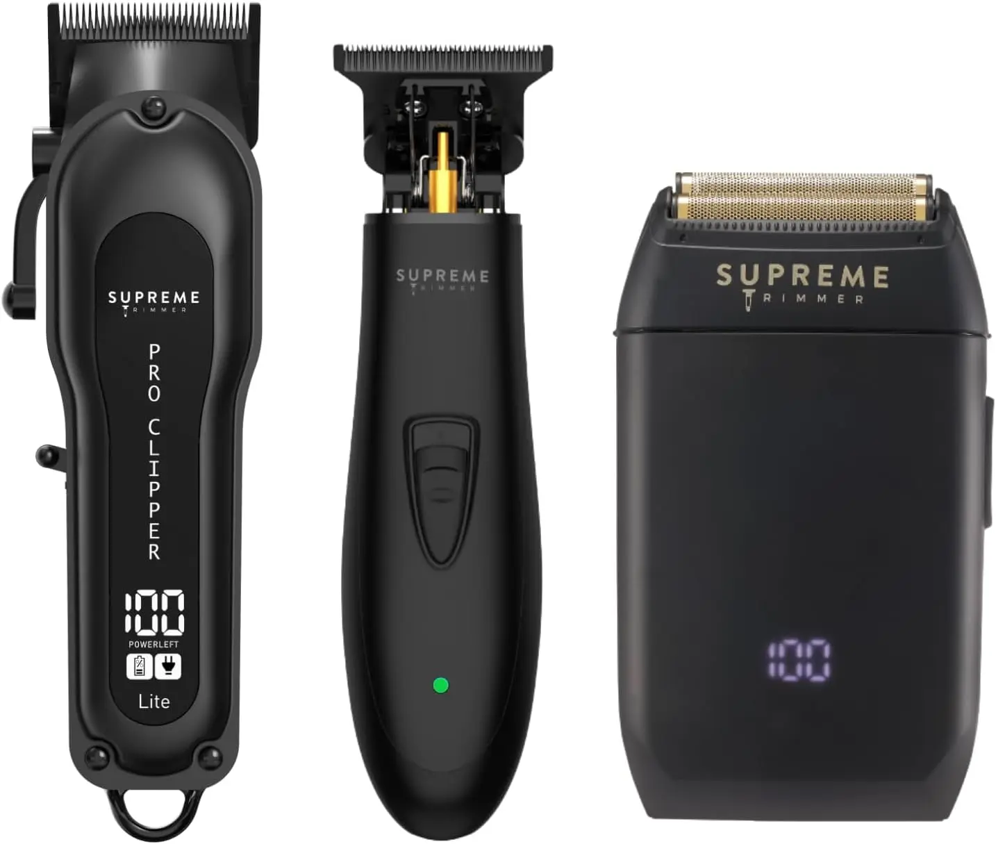 3-in-1 Grooming Kit with Professional Lightweight Clipper, T-Shaper, and Crunch Shaver