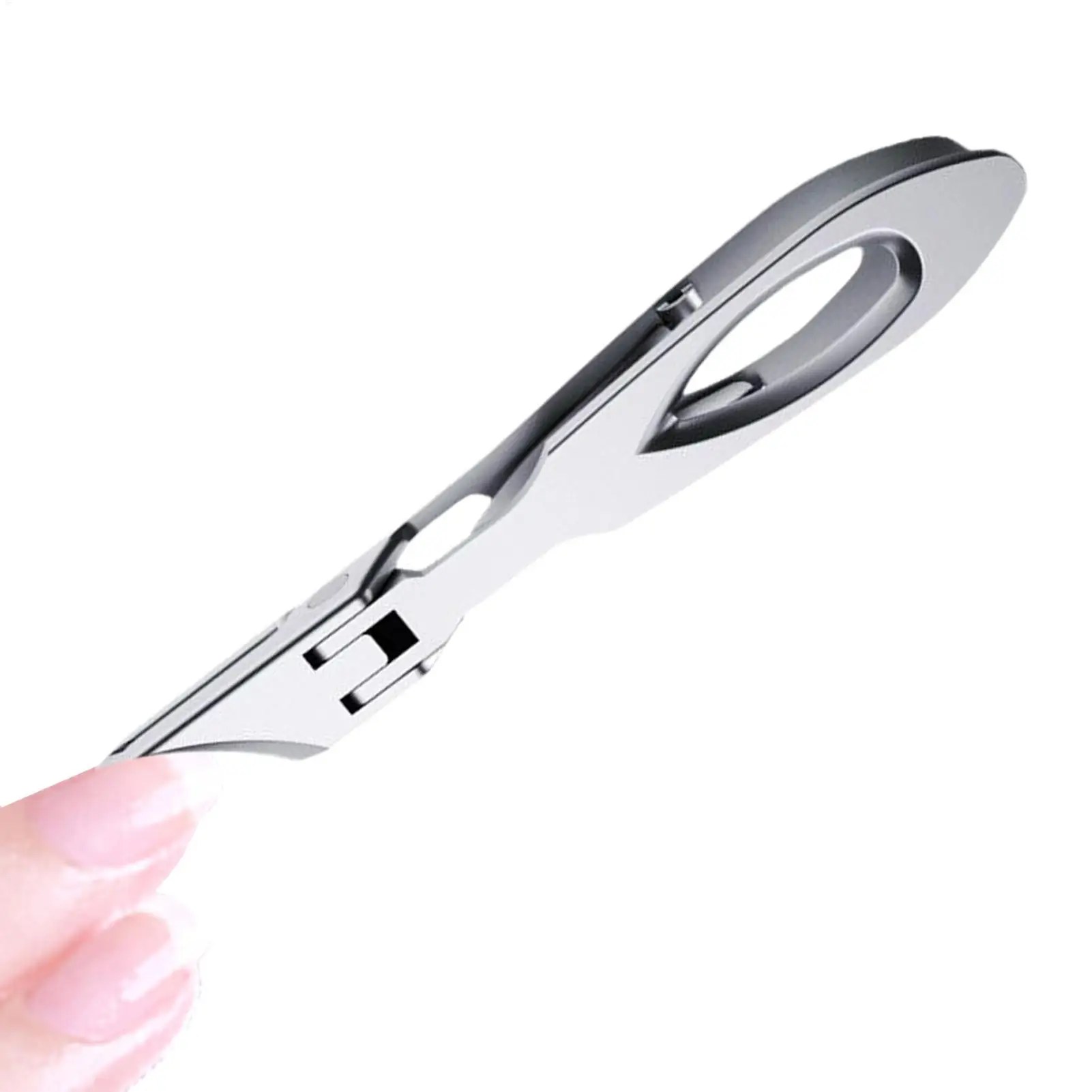 

Nail Clippers Fingernail Cutter Beveled Thick Nail Clipper Anti-Splash Manicure Pedicure Tool Slanted for Elderly Business Trip