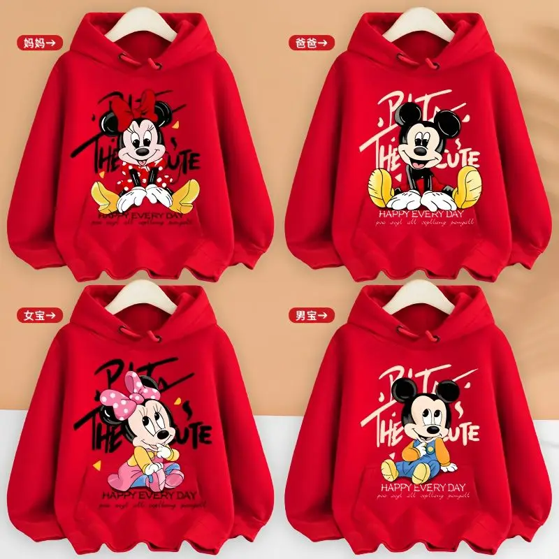 

luxury brand clothing women Disney Mickey Family Matching Sweatshirt Parent Child Outfits Crewneck Casual Tops for Disney Trip