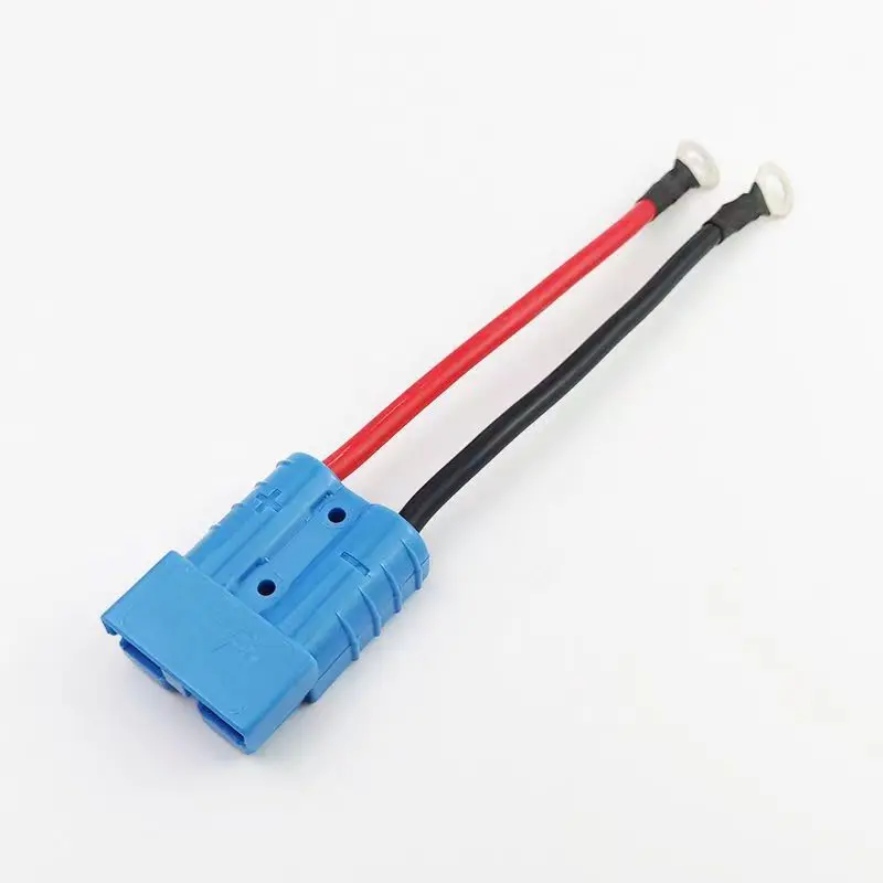 TRIUMPHCABLE Factory 10AWG Battery Adapter Cable 30cm with O Terminal Connector Extension Cable