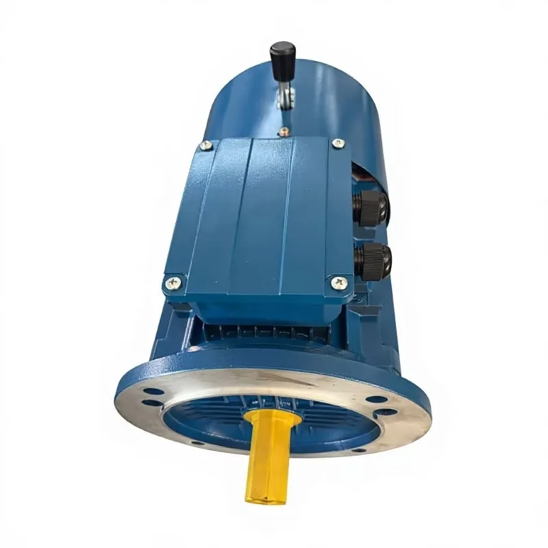 Three-phase asynchronous motor with electromagnetic brake, with braking function. Motor power: 0.75/2/3 KW.