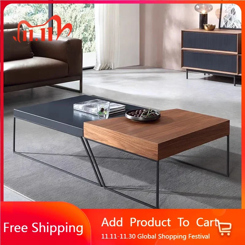 

Уникальное эстетическое украшение журнального столика для гостиной, роскошный современный дизайнерский приставной столик, итальянская мебель в китайском стиле