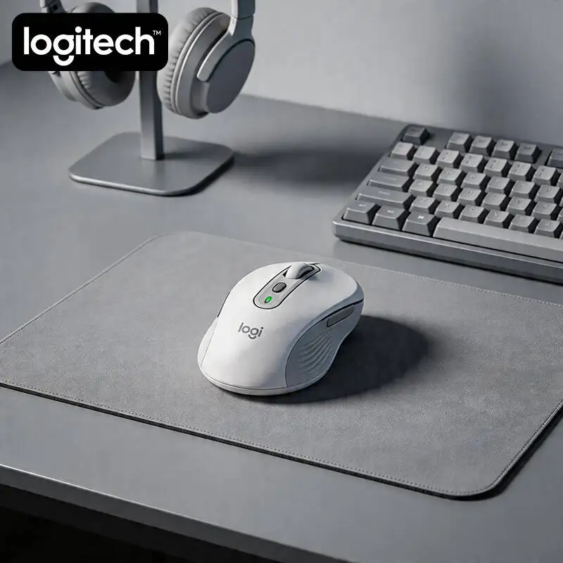 Logitech M650/M650L Signature Wireless Mouse - Advanced Optical Sensor, Rubber Grips, 5 Custom Buttons, 10m Range