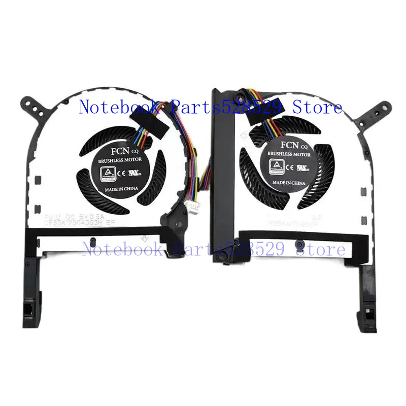 Новинка WW для Asus TUF Gaming FX505 FX505GE FX505GM FX705 FX705GE FX705GE-WH74 FX705GM FX705GM-NH74 Вентилятор охлаждения процессора и графического процессора