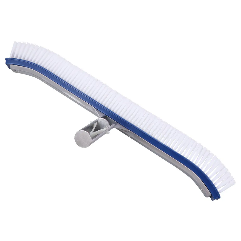 

Щетка для чистки бассейнов 18 дюймов, алюминиевая ручка, щетка из нержавеющей стали, щетка для стен бассейна, щетка для пола, пластиковая щетка