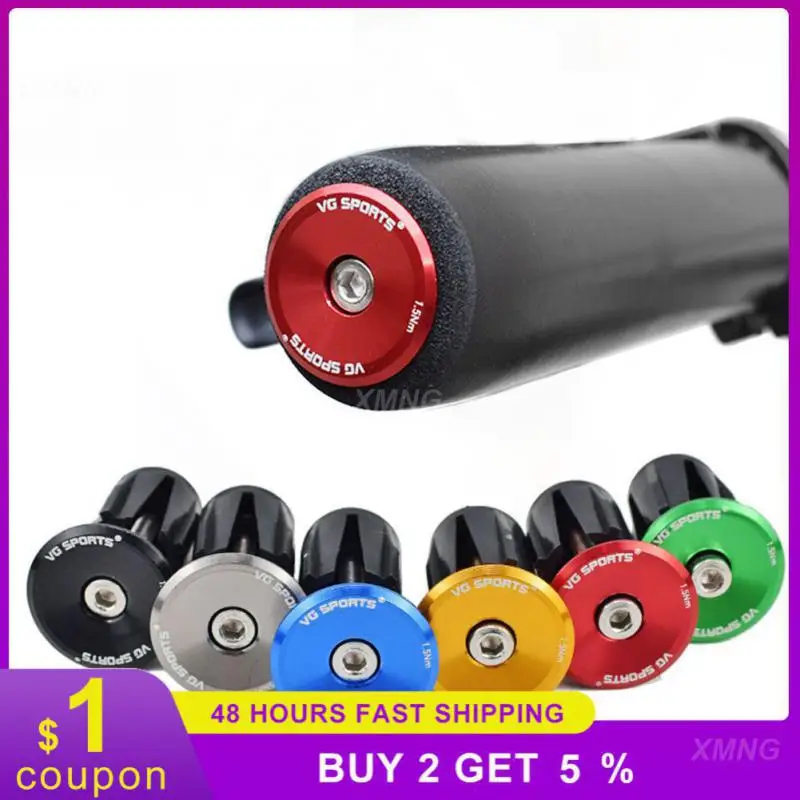 Handle Bar End Cap Ultra Light 1 Pair Bike Handlebar End Plugs Bicycle Accessories Bicycle Expansion Plug Durable Aluminum Alloy