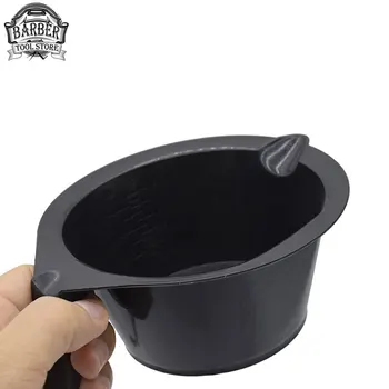 착색 혼합 염료 그릇 DIY 헤어 스타일링 도구 미끄럼 방지 손잡이 미용 그릇 전문 살롱 헤어 컬러 염료 색조 그릇