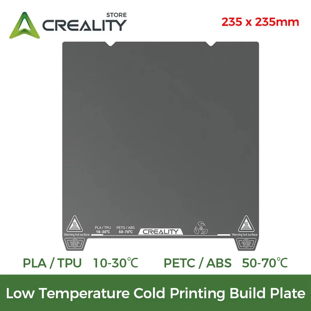 Creality Low Temperature Cold Printing Build Plate-235*235mm PLA / TPU 10-30℃ for Ender-3 V3 KE/CR-10 SE New 3d Printer Parts