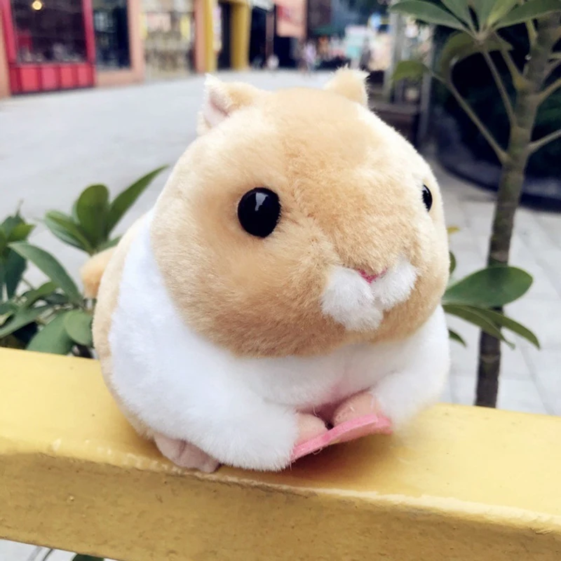 Children Clockwork Toy Animal Walking Toys Cute Plush Hamster Shape Toy Classroom Rewards For Kids