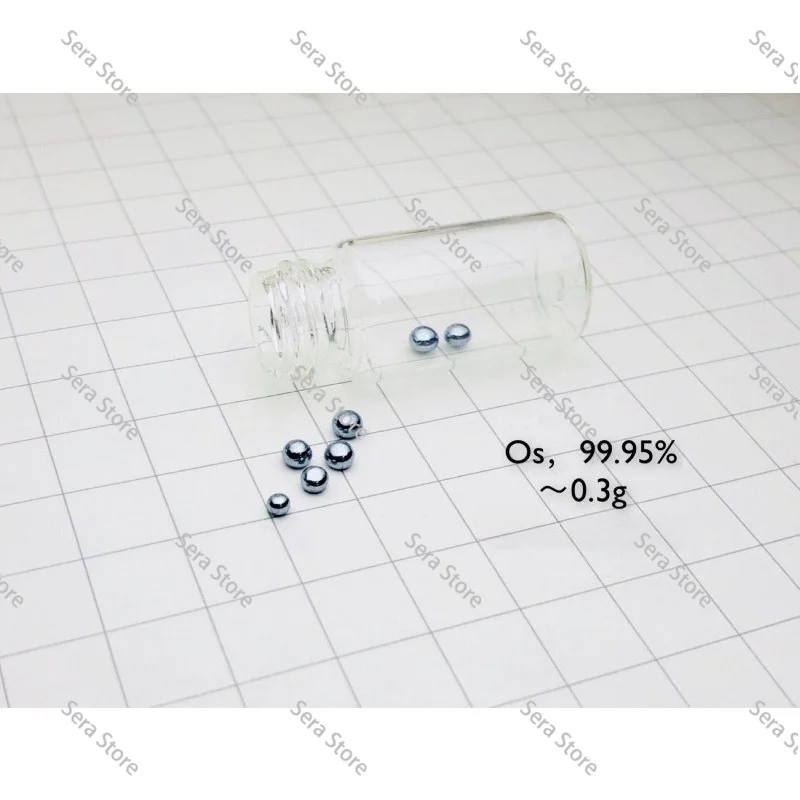 99.95% Os Osmium Melted Bead 0.3g Single-sided Convex Pure Metal