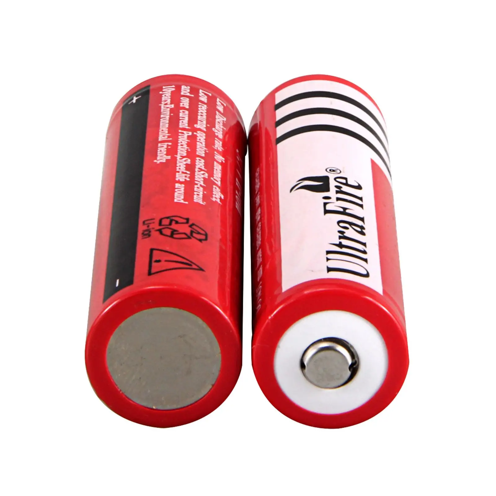 UltraFire 3.7V 3000mAh 18650 Rechargeable lithium Batteries Cells without PCB for Flashlight Mouses Toys Actual capacity 1200mAh