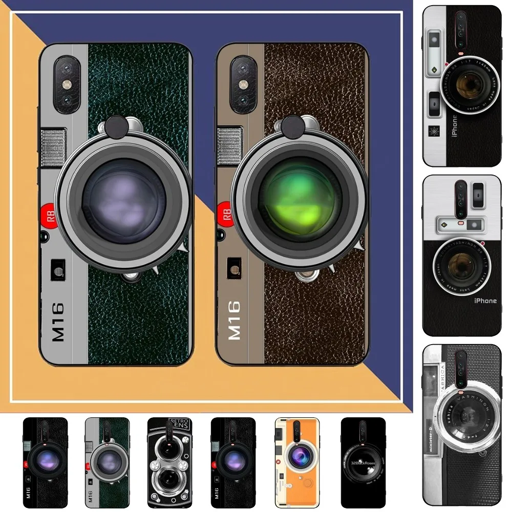 Vintage Camera Phone Case For Redmi Note 4 X 5 A 6 7 8 T 9 9S 10 11 11S 11Epro Poco M3 pro