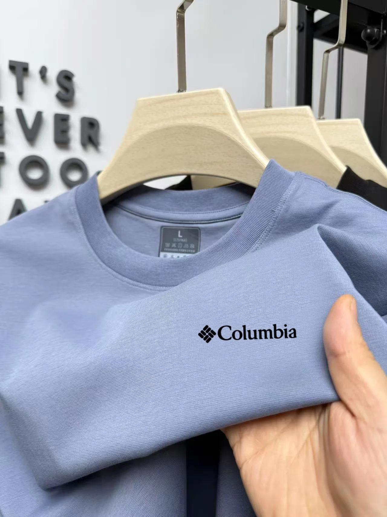 2026Summer New men's round neck short sleeved Tshirt exquisite letter embroidery skin friendly soft breathable casual sports top