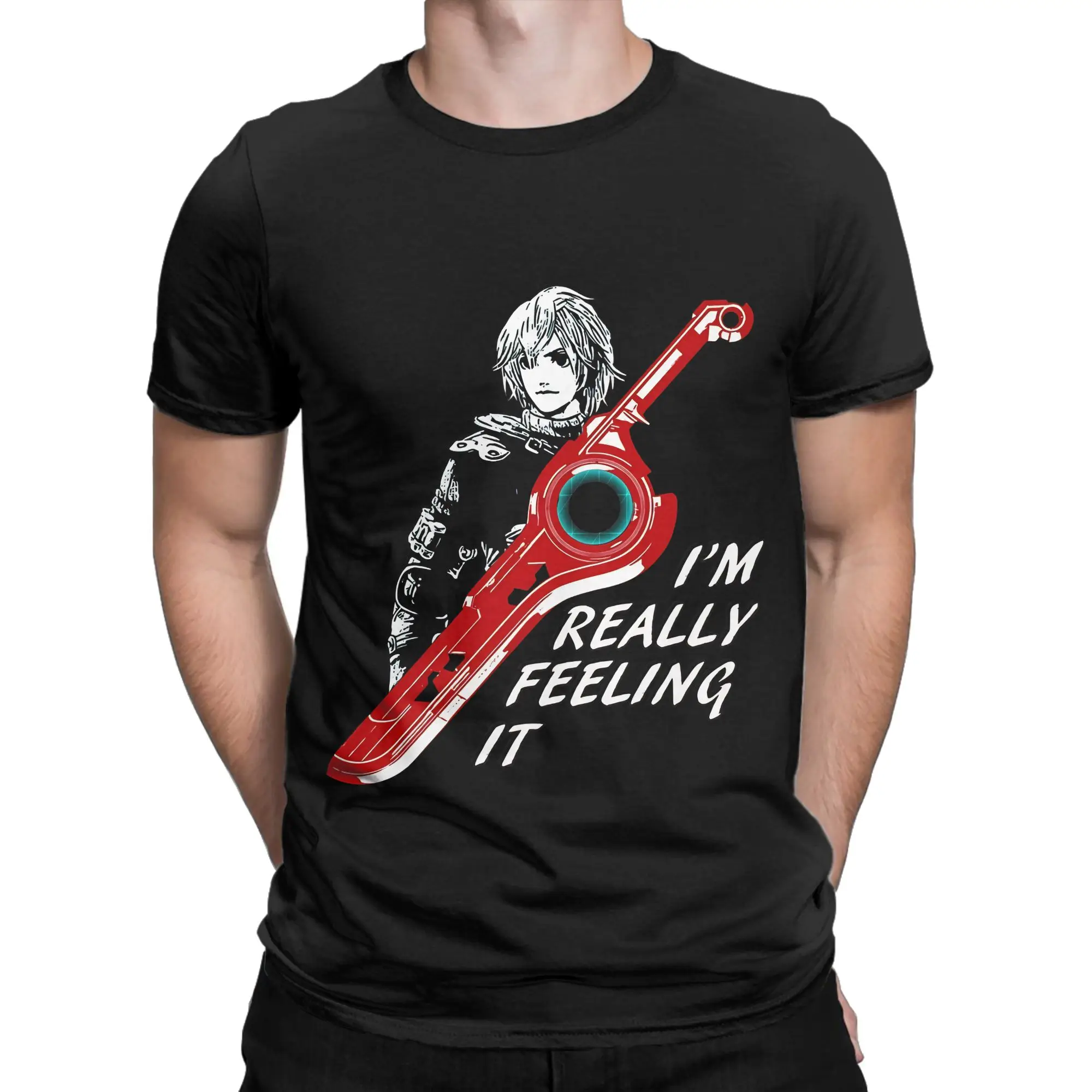 Sci Fi Fantasy Blade Classic Xenoblade Chronicles Novelty 100% Cotton T-Shirt Tees Tops For Men