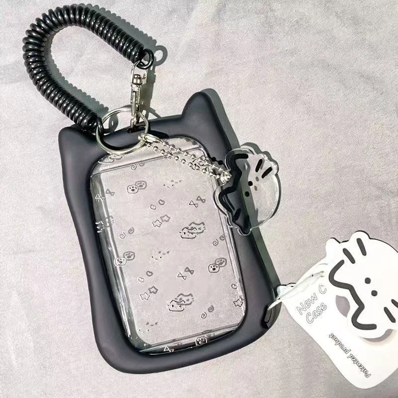 Bus Simple Transparent ins Card Cover Student Campus Meal Card Subway ID Card Star Chasing Protection Cover