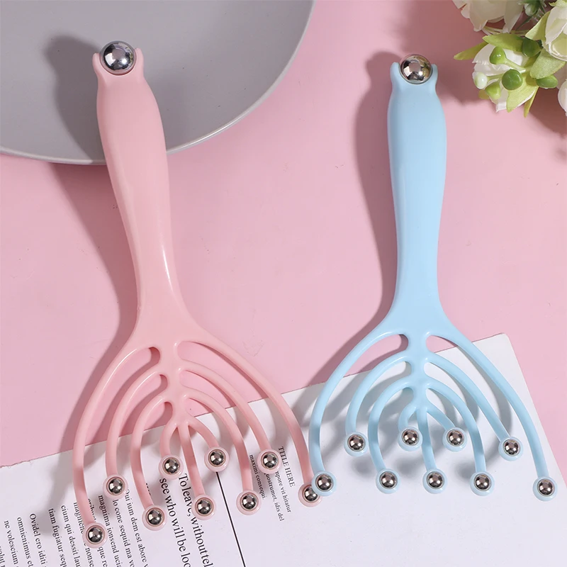 

9 Claws 10 Steel Ball Head Massager Scalp Neck Comb Portable Head Relax Tool Relaxation Health Care Hair Care For Hair Growth