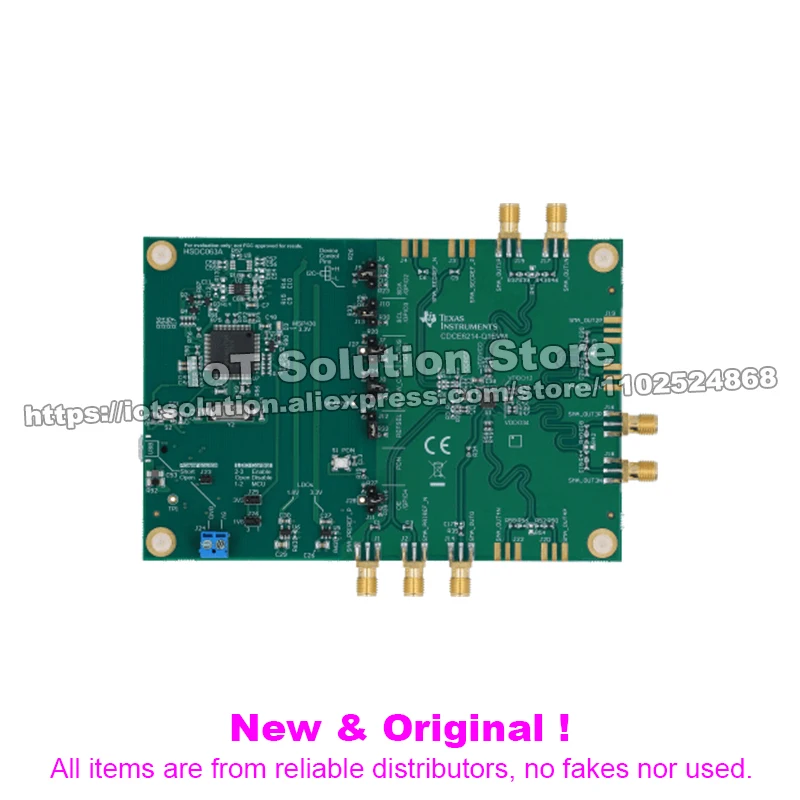 CDCE6214-Q1EVM — 4 differential and 1 LVCMOS outputs clock generator evaluation module
