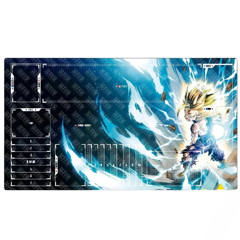 DRAGON BALL Card Pad Son Goku Vegeta IV Super Saiyan Diy Резиновый коврик для одного игрока Боевой коврик Аниме Коллекция игр Фигурка